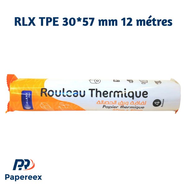 ⁦Papier Thermique TPE 30*57 mm⁩ - الصورة ⁦2⁩